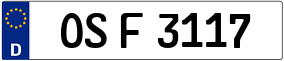 Truck License Plate